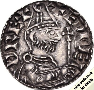 1053 1054 1055 1056 Penny Edward the Confessor Obverse 1053 1054 1055 1056 Penny Edward the Confessor Obverse
