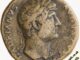 125AD Sestertius Emperor Hadrian Obverse