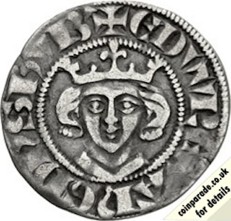 1279 Penny Edward I Obverse 1279 Penny Edward I Obverse