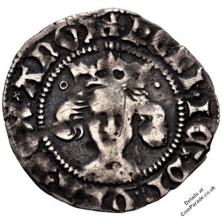 1412-1413 Penny Henry IV 1732 Obverse 1412-1413 Penny Henry IV 1732 Obverse