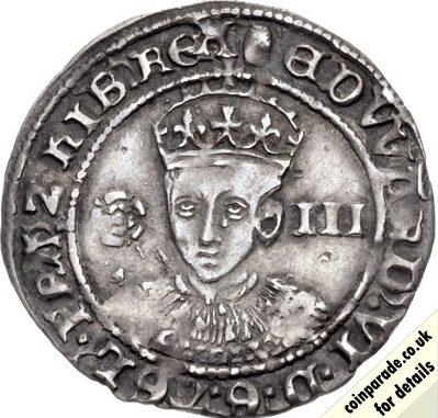 1551-1553 Threepence – Edward VI 1551-1553 Threepence – Edward VI