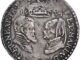 1554 Sixpence Philip and Mary Obverse