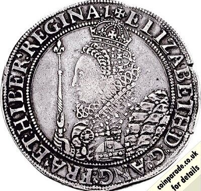 1601 Crown Elizabeth I Obverse 1601 Crown Elizabeth I Obverse
