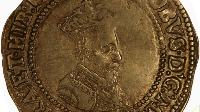 1604 1605 Crown Gold James I Obverse MV