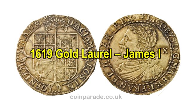 1619 Gold Laurel James I 1619 Gold Laurel James I