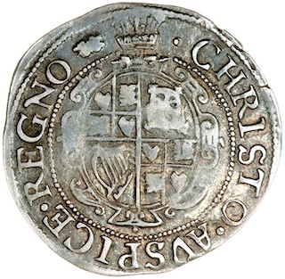 1638-1642 Groat Charles I Aberystwyth Reverse 1638-1642 Groat Charles I Aberystwyth Reverse