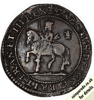 1643 Crown Charles I Obverse 1643 Crown Charles I Obverse