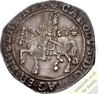 1644 Halfcrown Obverse 1644 Halfcrown Obverse