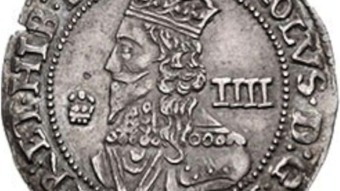 1646 Groat Charles I Obverse 1646 Groat Charles I Obverse