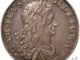 1662 Crown Charles First Bust Rose Below Milled Roettier Obverse