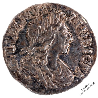 1698 Penny William III Obverse MV 1698 Penny William III Obverse MV