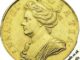 1703 Five Guineas Anne VIGO Obverse