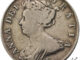 1707 Half Crown Queen Ann Edinburgh Obverse