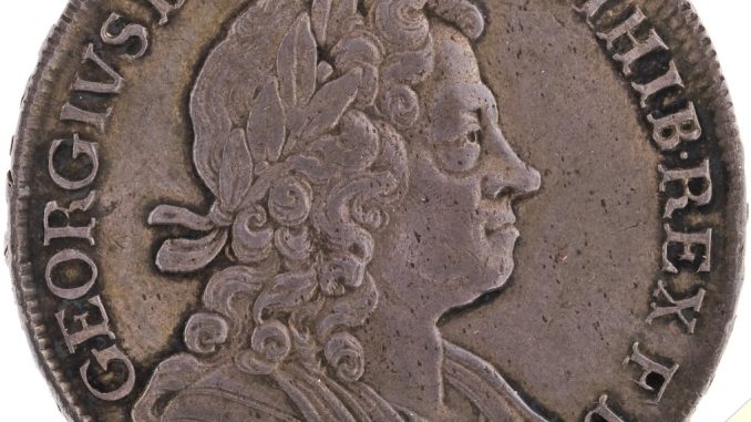 1718 Crown George I Obverse