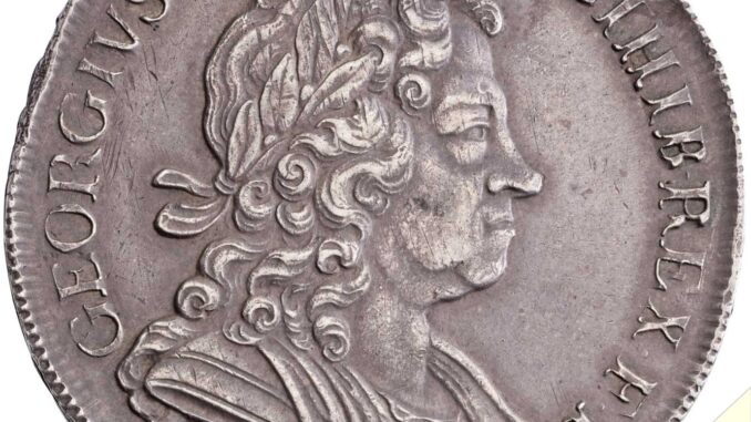 1726 Crown George I Obverse 1726 Crown George I Obverse