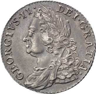 1758 Shilling Obverse 1758 Shilling Obverse