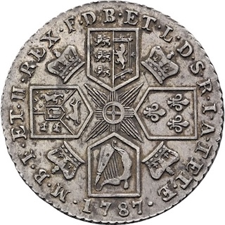 1787 Shilling Reverse MJH 1787 Shilling Reverse MJH