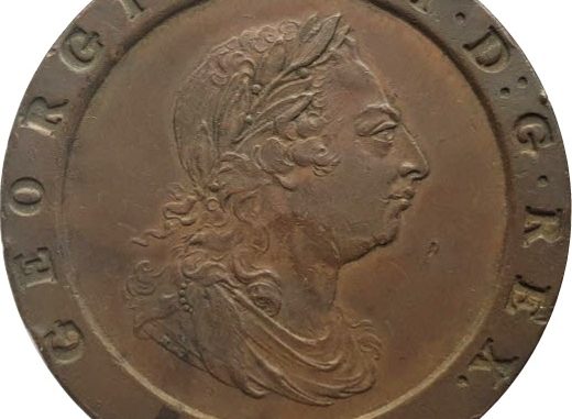 1797 Cartwheel Penny Obverse