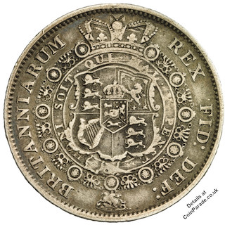 1816 Half-Crown George III Reverse