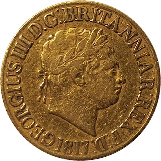 1817 Sovereign Obverse