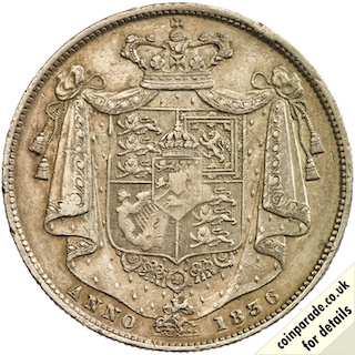 1836 Half-Crown William IV Reverse RM 1836 Half-Crown William IV Reverse RM