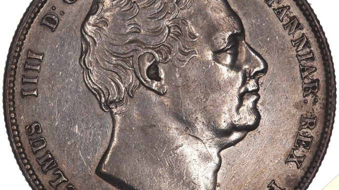 1837 Halfcrown William IV Obverse