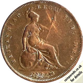1854 Penny Reverse 1854 Penny Reverse
