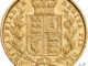 1866 Gold Sovereign Victoria Young Head Shield Reverse