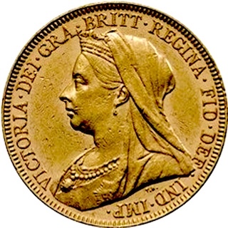 1897 Sovereign Obverse