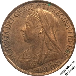 1901 Penny Obverse