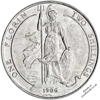 1906 Florin Reverse