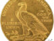 1908 Gold Half-Eagle 5 Dollar Indian Head Reverse
