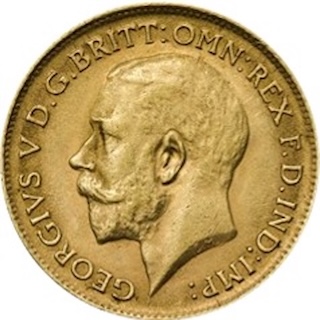 1914 Half-Sovereign Obverse RM