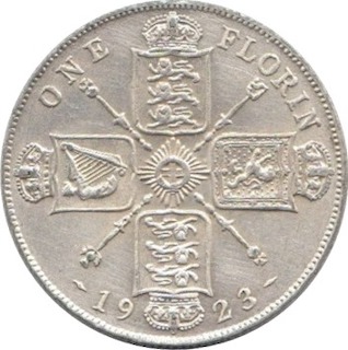 1923 Florin Reverse