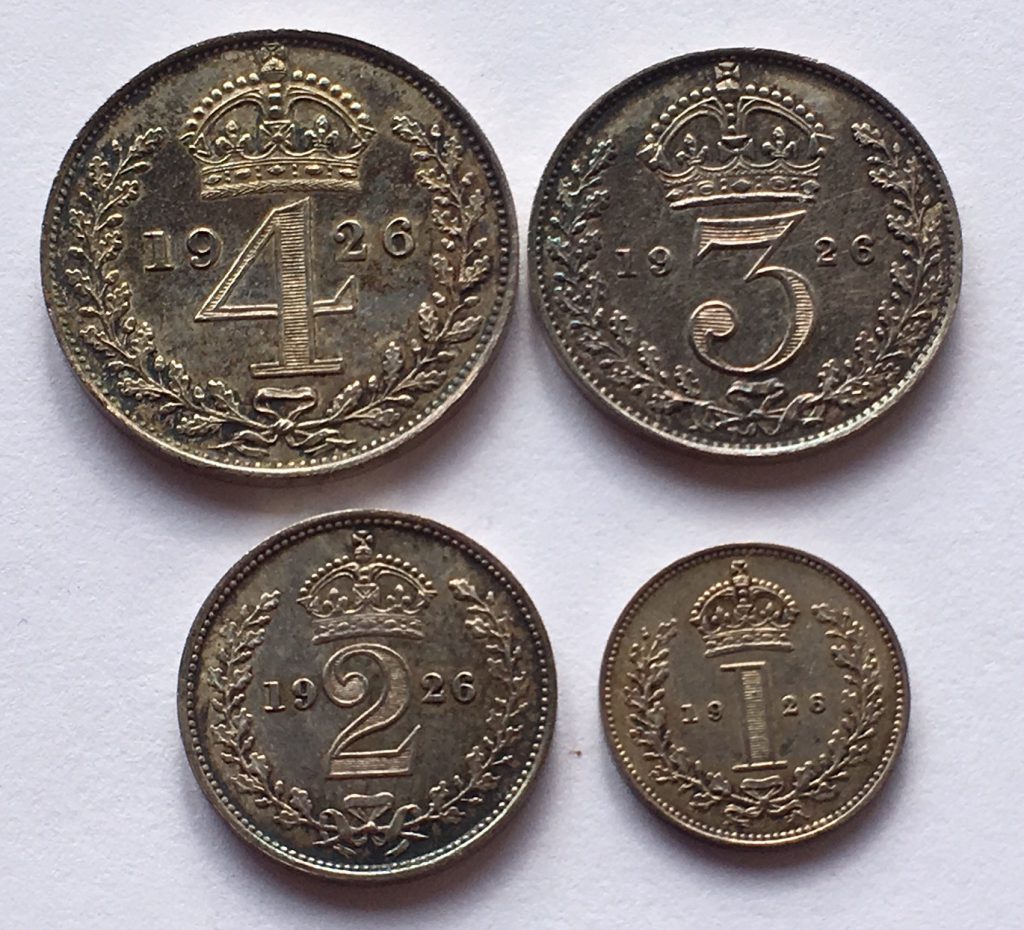 1926 Maundy Set Reverse