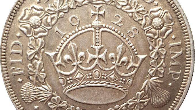 1928 Wreath Crown Reverse