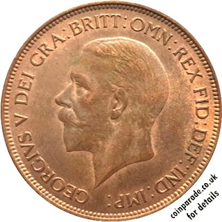 1935 Penny Obverse MJH