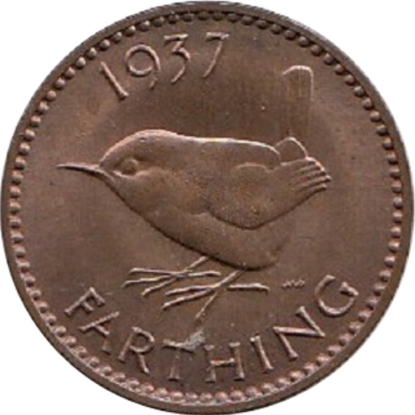 1937 Farthing Reverse