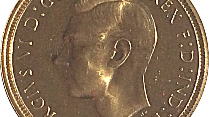 1937 Sovereign Proof Obverse 1937 Sovereign Proof Obverse