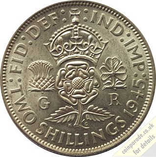 1945 Florin Reverse
