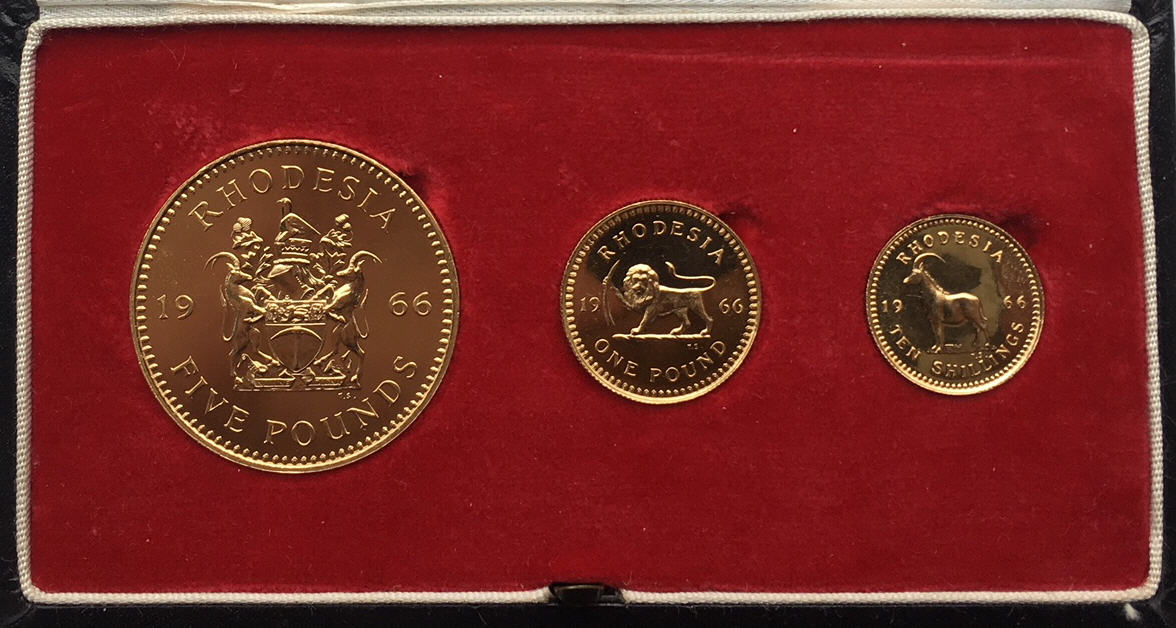 1966 Rhodesia Gold Set Featured