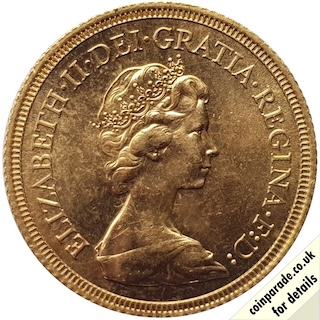 1978 Sovereign Obverse