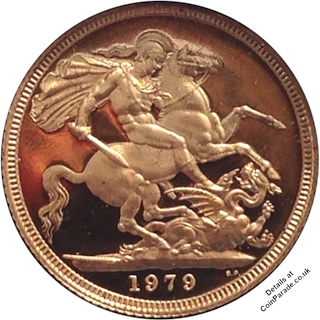 1979 Sovereign Proof Reverse 1979 Sovereign Proof Reverse