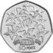 1998 Fifty Pence European Union Reverse RM