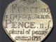 2005 50 Pence Coin - Johnsons Dictionary