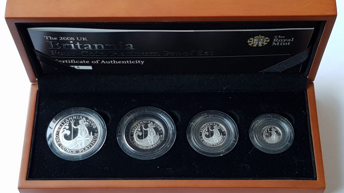 2008 Platinum Britannia Set Box 2008 Platinum Britannia Set Box