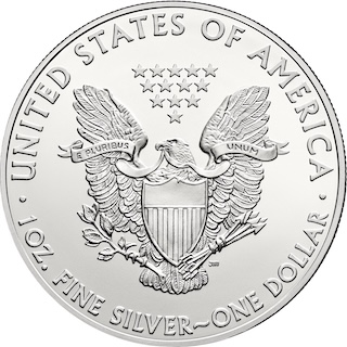 2014 American Eagle Silver 1oz Reverse USM 2014 American Eagle Silver 1oz Reverse USM