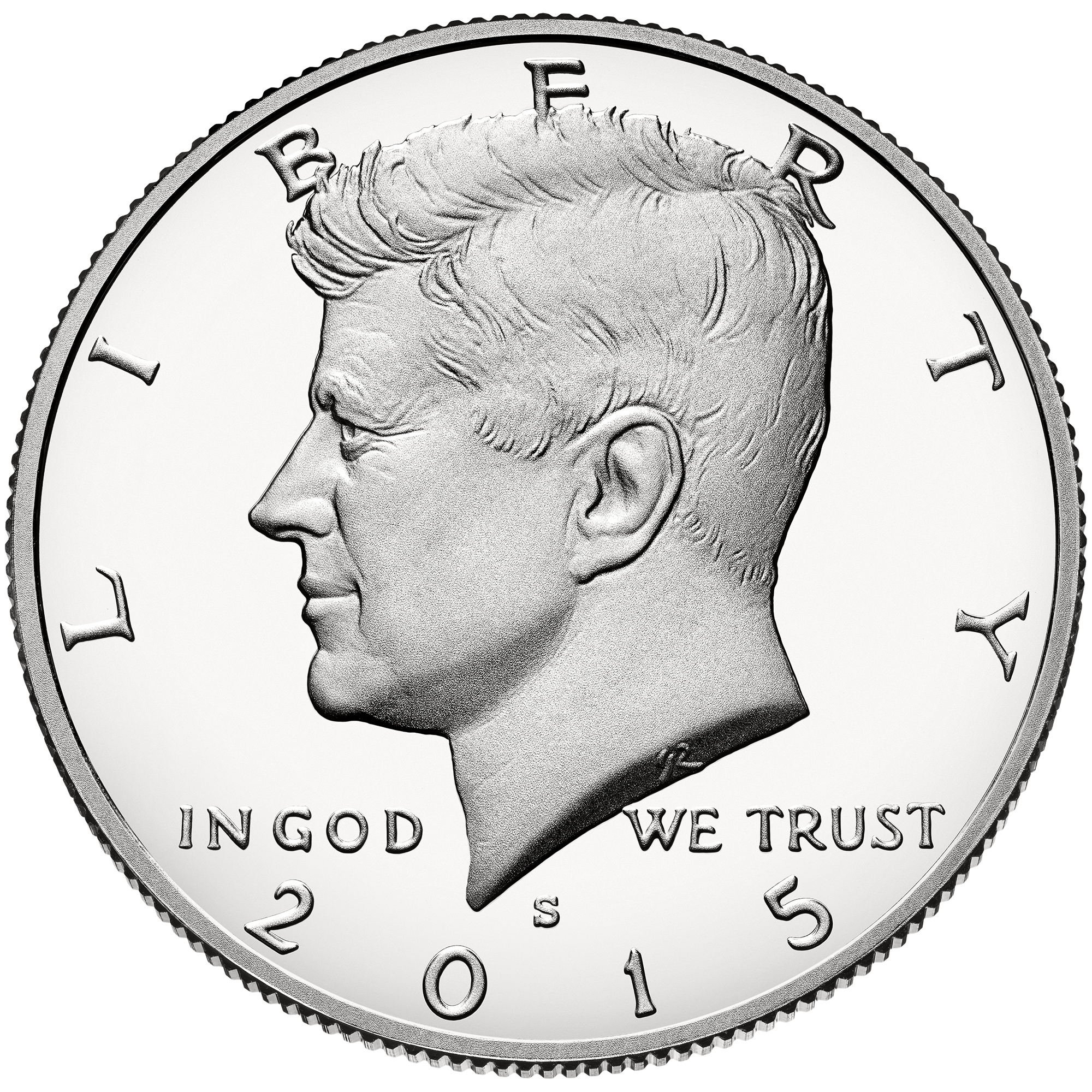 2015 Kennedy half dollar Obverse large