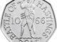 2016 50 Pence Coin Battle of Hastings Reverse