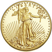 2016 American Gold Eagle 1oz Obverse